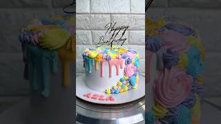 Trending Rosette cake design techniques by Masterbaker Oindrila Bala  unique cake design shorts [upl. by Yerocaj269]