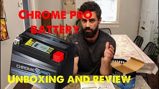 Chrome Pro iGel Battery UNBOXING and REVIEW [upl. by Spaulding]