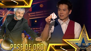 La INCREÍBLE magia de ERIC CHIEN y su PASE DE ORO  Audiciones 01  Got Talent AllStars 2023 [upl. by Lotsyrk693]