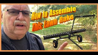 Pull Behind Lawn Rake  Assembly [upl. by Sancha]