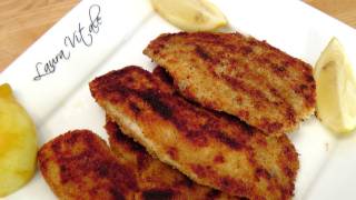 Crispy Tilapia Cutlets  Recipe by Laura Vitale  Laura in the Kitchen Episode 154 [upl. by Wernsman954]