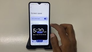 How to Enable Disable Screen Saver on Realme C35 [upl. by Adiene]