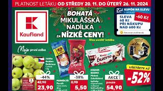 Kaufland leták 20112024  akční leták  verze pro TV [upl. by Siol]