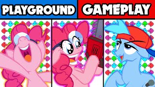 FNF Character Test  Gameplay VS Playground  VS Pinkie Pie  Elements Of Insanity Cupcakes [upl. by Introk]