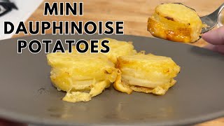 Mini Dauphinoise Potatoes  Easier than 1000 Layer But Equally Delicious [upl. by Ahsil]