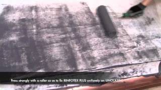 UNOLASTIC  INDEX SpA  Waterproofing of a gutter on a wooden roof [upl. by Yobybab]