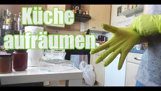 Chaos Küche aufräumen amp putzen  kitchen cleaning [upl. by Nevile]