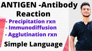 Antigen Antibody reaction in HindiAntigen Antibody reaction in microbiologyPrecipitation reaction [upl. by Dorisa]