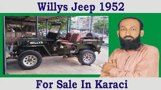 Willys Jeep 1952 For Sale In Karachi [upl. by Akeryt101]