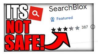 SEARCHBLOX IS NOT SAFE UNINSTALL IT IMMEDIATELY [upl. by Adas686]