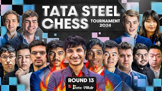 Tata Steel Chess 2024 Round 13  Gukesh vs Wei Yi  Who will win [upl. by Yrakcaz378]