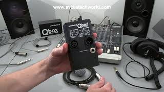 How to Test a Dynamic Microphone with the Whirlwind Qbox Tester  Basic Example [upl. by Aneert]