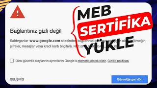 Bağlantınız Gizli Değil Hatası  Akıllı Tahta Okul İnterneti Google Chrome Sayfa Açılmıyor [upl. by Gregorius569]