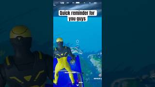 Quick reminder for you guysc oolfortnite5000subscribers gamingcoldkind [upl. by Siduhey672]