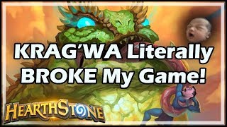 KRAG’WA Literally BROKE My Game  Rastakhan’s Rumble Run Hearthstone [upl. by Saunder]