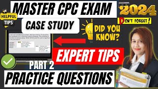 Case Study Practice Questions for CPC Exam  Medical Coding [upl. by Lehet]