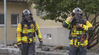 Schönenberg an der Thur TG Schulküche fängt Feuer [upl. by Nortyad]