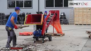 Woodchipper from REMET CNC TECHNOLOGY [upl. by Nnylyam446]