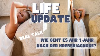 LIFE UPDATE  1 Jahr nach der Krebsdiagnose Ängste vor einem Rezidiv amp Realisieren der Krankheit 🎗 [upl. by Notnef]