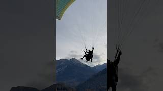 Paragliding in Interlaken 🇨🇭 swissalps switzerland interlaken paragliding shorts [upl. by Enelad]