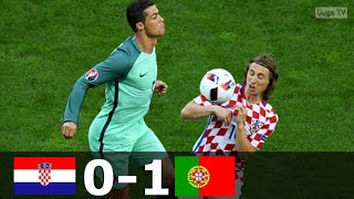 Croatia 01 Portugal Euro 2016 last 16 live and online [upl. by Lockhart]