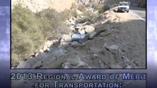 CalTrans Dist 6 SR178 Rock Slide Repair [upl. by Ced]