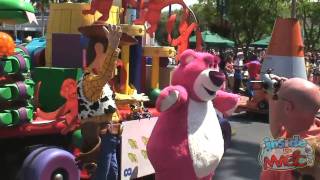 LotsoHuggin Bear Lotso dances in his first Block Party Bash at Disneys Hollywood Studios [upl. by Esiled]