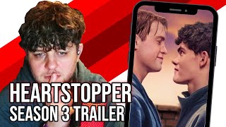 Heartstopper Season 3 Trailer UK Reaction [upl. by Ahsemrac176]