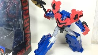 K O Version R I D Optimus Prime with Die Cast Metal by WJ Review [upl. by Lissie]