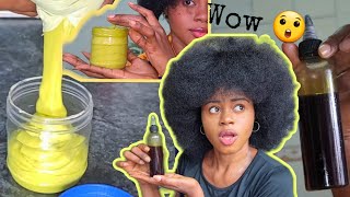 Homemade MORINGA OIL AND BUTTER for hair growth Very POTENT [upl. by Esom624]