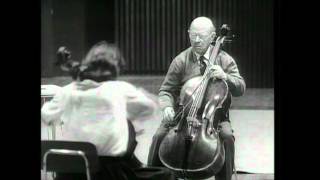 Casals Master class Dvorak a 3of3 [upl. by Annahtur]