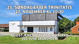 Gudstjeneste 17 november kl 1030 vSune Skarsholm [upl. by Zamir689]