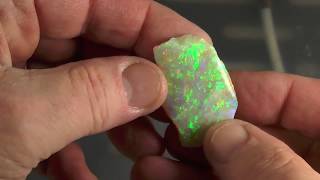 Cutting the Rainbow Shield Opal Part 2 [upl. by Enilreug480]