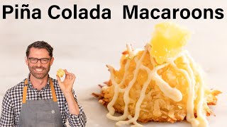 Easy Piña Colada Macaroons Recipe [upl. by Quillon]