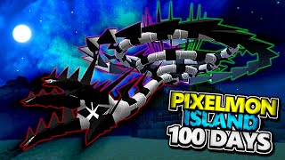 We Survived 100 Days On An Island In Pixelmon [upl. by Weinhardt]