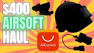 INSANE 400 AIRSOFT HAUL from ALIEXPRESS‼️ [upl. by Yemrej]