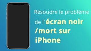 【Astuces diOS】Réparer liPhone à écran noir [upl. by Arriaet]