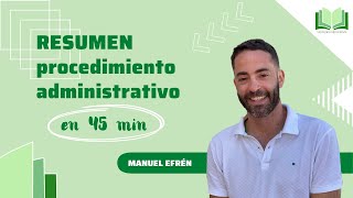 Resumen procedimiento administrativo [upl. by Yromem]