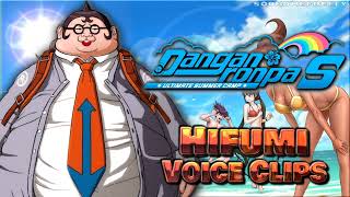 All Hifumi Yamada Voice Clips • Danganronpa S Ultimate Summer Camp • All Voice Lines [upl. by Lekym566]