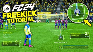 HOW TO SCORE EVERY FREEKICK in EA FC 24 [upl. by Ayerdna]