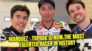 ITS TOPRAK PROOF TIME MARQUEZ AWAITS TOPRAK TO MOTOGP quotI WANT TO FIGHT WITH HIMquot [upl. by Pearle419]