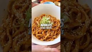 Nouilles UDON à lhuile pimentée 🔥🤤 [upl. by Berlyn167]