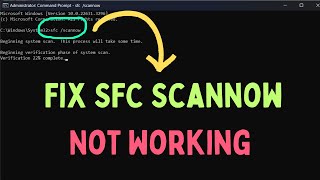 How to Fix SFC Scannow Not Working in Windows 11 [upl. by Chicky]