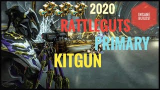 Warframe Rattleguts Primary Kitgun Build 2020 3 forma  Insane Builds [upl. by Awram]