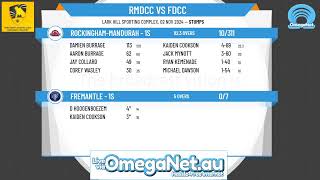 RockinghamMandurah  1s v Fremantle  1s [upl. by Santana205]