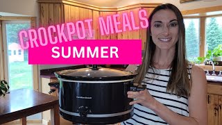 Health Crockpot MealsBeat The Summer Heat [upl. by Oicram]