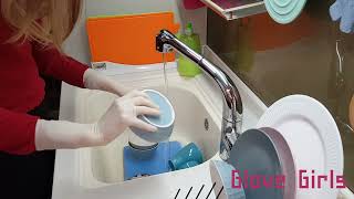 Dish Washing in Surgical Gloves [upl. by Joub]