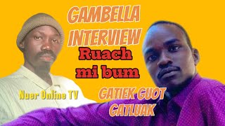 Gambella Nuer online Interview with Gambella youth Mr Gatiek Guot about issue facing in gambella [upl. by Hedberg]