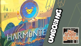 Harmonies  Board Game Unboxing and Components Overview [upl. by Primalia422]