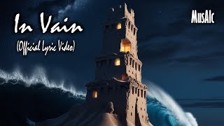 In Vain  Official Lyric Video Melancholy Pop Rock [upl. by Seuguh]